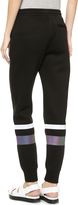 Thumbnail for your product : Alexander Wang T by Scuba Neoprene Sweatpants with Reflective Stripes