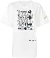 Thumbnail for your product : MM6 MAISON MARGIELA scribble patch T-shirt