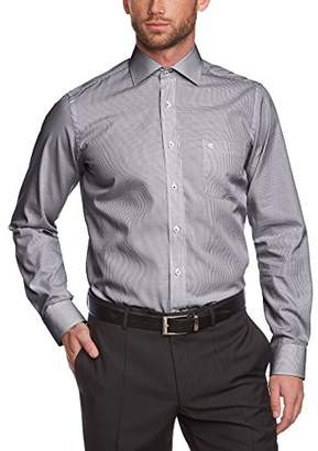 Casa Moda Men's 006760-800 Slim Fit Long Sleeve Formal Shirt,39 (Manufacturer Size: 39)