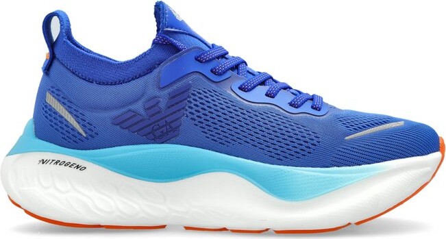 EA7 Emporio Armani Logo Printed Lace-Up Sneakers