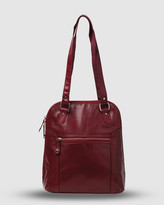 Thumbnail for your product : Cobb & Co - Women's Red Leather bags - Poppy Leather 2 in 1 Convertible Backpack - Size One Size at The Iconic