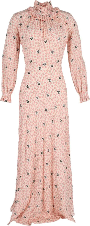 Vilshenko Eleanora floral-print maxi dress