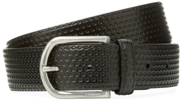 a. testoni Embossed Leather Belt