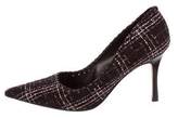 Thumbnail for your product : Manolo Blahnik Tweed Pointed-Toe Pumps