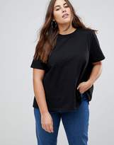 Thumbnail for your product : ASOS Curve DESIGN Curve T-Shirt with Wrap Back