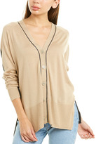 Thumbnail for your product : Atm Colorblocked Silk, Wool & Cashmere-Blend Cardigan