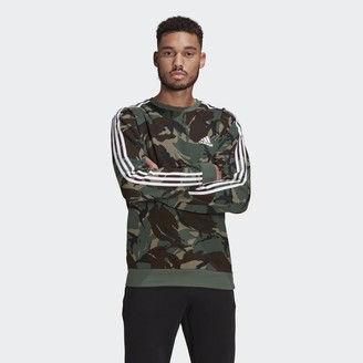 adidas Essentials Camouflage Crew Sweatshirt Legacy Green XL Mens -  ShopStyle
