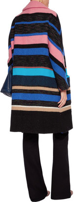 Missoni Metallic Striped Wool-Blend Coat