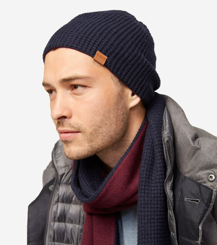 Cole Haan GRANDSERIES Reversible Beanie - ShopStyle Hats