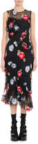 Thumbnail for your product : Simone Rocha Floral-Embroidery Tulle Sleeveless Midi Dress