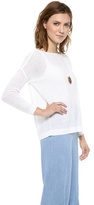 Thumbnail for your product : Alice + Olivia Boxy Boat Neck Sweater