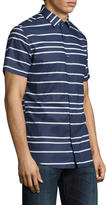 Thumbnail for your product : Slate & Stone Stripe Spread Collar Sportshirt