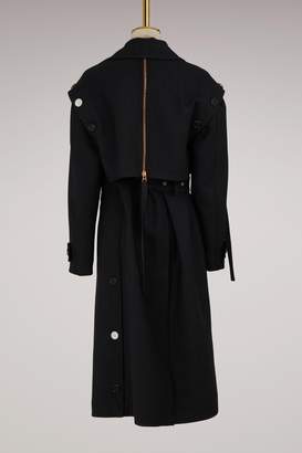 Proenza Schouler Asymmetrical wool coat
