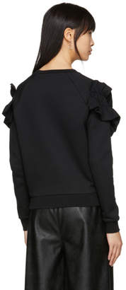 Stella McCartney Black Shoulder Ruffle Sweatshirt