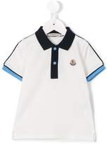 Thumbnail for your product : Moncler Kids contrast collar polo shirt