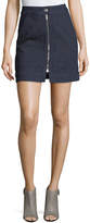 Thumbnail for your product : Isabel Marant Penelope Denim Zip-Front Miniskirt