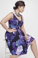 Thumbnail for your product : City Chic Hydrangea Fit & Flare Dress