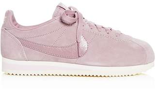 Nike Women's Classic Cortez Suede Lace Up Sneakers