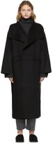 Thumbnail for your product : Totême Black Cashmere Wool Signature Coat