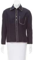 Thumbnail for your product : Christian Dior Long Sleeve Button-Up Top