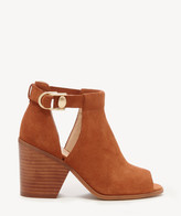 Thumbnail for your product : Sole Society Women's Caprica Peep Toe Sandals Burning Sand Size 5 STAMPED SUEDE From