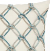 Thumbnail for your product : Elaine Smith Rope Sunbrella Pillow, Turquoise