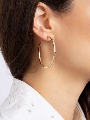 Emily Mortimer Jewellery Wanderlust Multi Stone Hoop Earrings