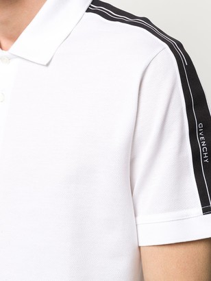 Givenchy Striped Sleeve Polo Shirt