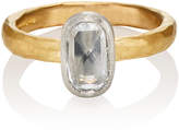 Thumbnail for your product : Malcolm Betts Women's Oval White Diamond Ring