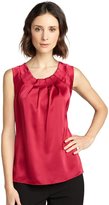 Thumbnail for your product : Tahari couture pink silk 'Winona' blouse