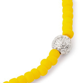 Thumbnail for your product : Luis Morais Solar Plexus Chakra White Gold and Glass Bead Bracelet