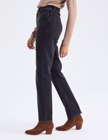 Thumbnail for your product : Abercrombie & Fitch High Rise Dad Jeans (Black Destroy) Women's Jeans