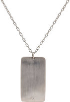 Thumbnail for your product : Jennifer Fisher MEN'S DOG TAG & OVAL-LINK CHAIN-SILVER