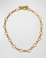Thumbnail for your product : Elizabeth Locke Siena Gold 19k Link Necklace, 17"L