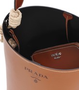 Thumbnail for your product : Prada Tambour leather bucket bag