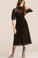 Thumbnail for your product : Rebecca Taylor Short Sleeve Silk Chiffon Dress
