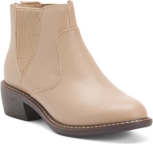 TJMAXX Leather Meadow Comfort Booties For Women