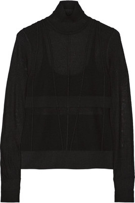 Narciso Rodriguez Silk-Blend Turtleneck Sweater