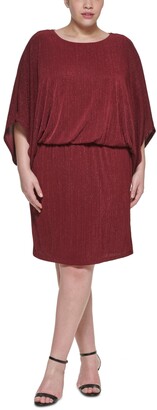 Jessica Howard Plus Size Blouson Dress