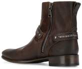 Thumbnail for your product : John Varvatos side zip buckle ankle boots