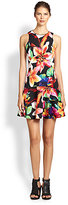 Thumbnail for your product : Ali Ro Drop-Waist Floral Scuba Dress