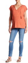 Thumbnail for your product : James Jeans James Twiggy Split Knee Ankle Skinny Jeans (Maternity)