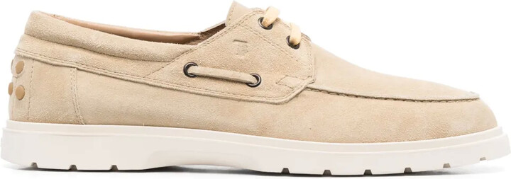 Tod's Suede Boat Shoes