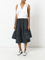 Thumbnail for your product : Comme des Garcons polka dot cropped trousers