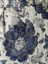 Thumbnail for your product : Piccione Piccione Piccione.Piccione floral embroidered fitted skirt