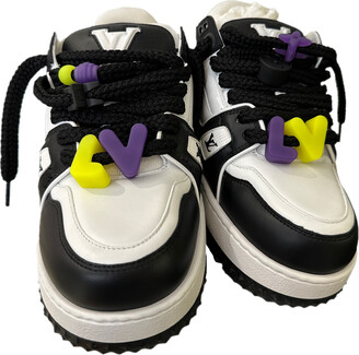 Pre-owned Lv Trainer High Trainers In Purple