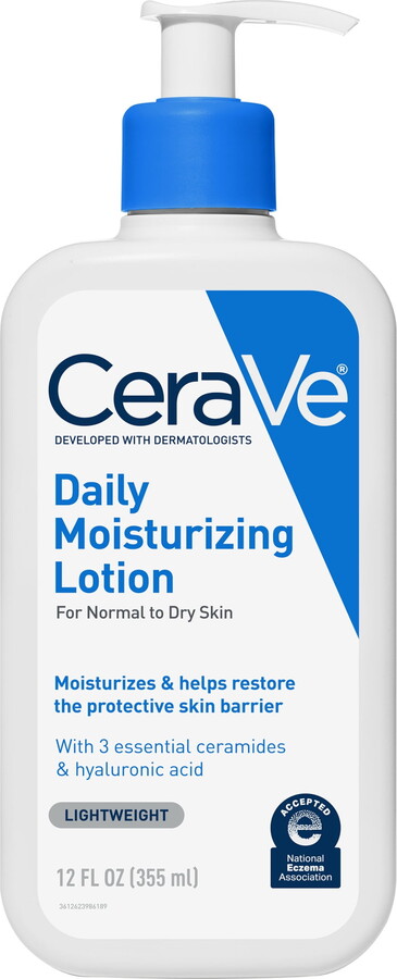 CeraVe Daily Moisturizing Face & Body Lotion for Normal to Dry Skin, 12 fl oz