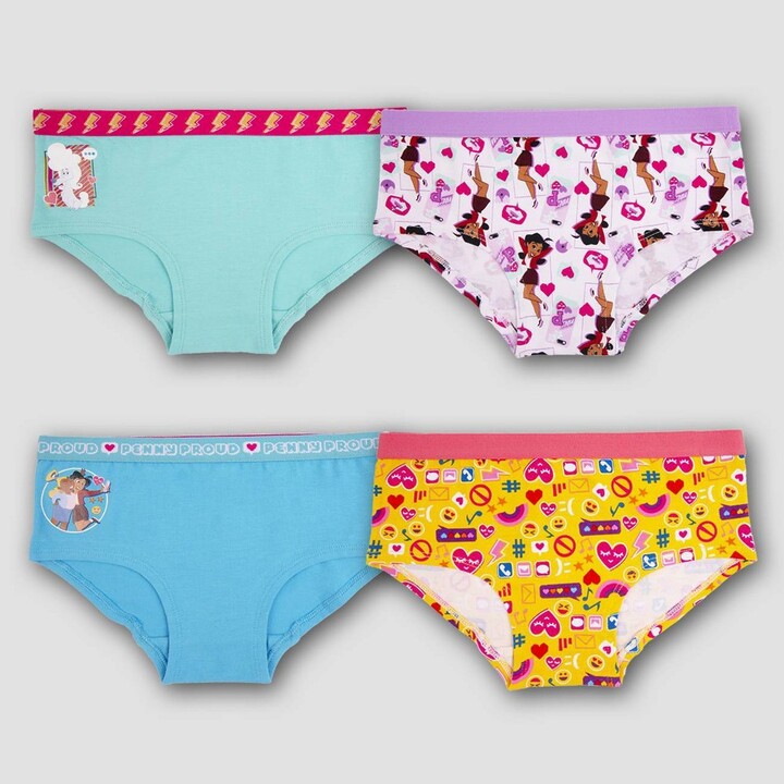 Disney Girls' Proud Family 4pk Underwear - 8 - ShopStyle