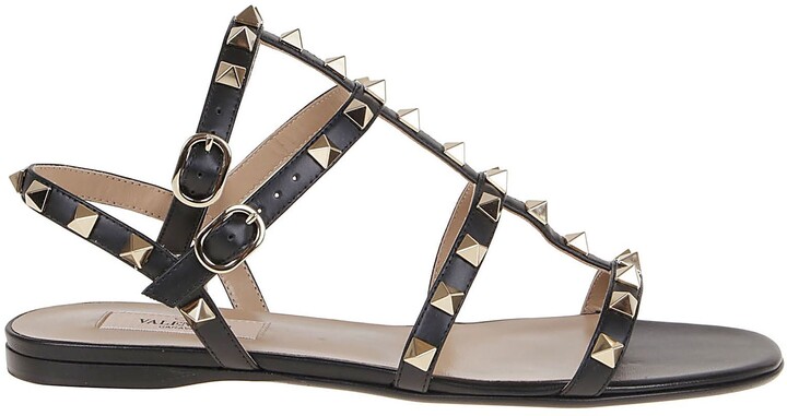 Valentino Rockstud Sandals | Shop the world's largest collection of fashion  | ShopStyle UK