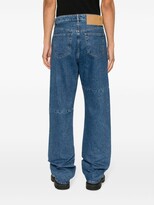 Thumbnail for your product : MM6 MAISON MARGIELA Coated Tapered Straight-Leg Jeans